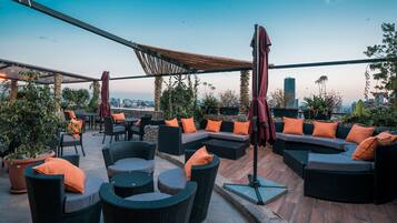 Außenbereich für Bankette