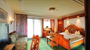 Driepersoonskamer, 1 slaapkamer, balkon (Fürstenhaus) | Een kluis op de kamer, gratis wifi, beddengoed