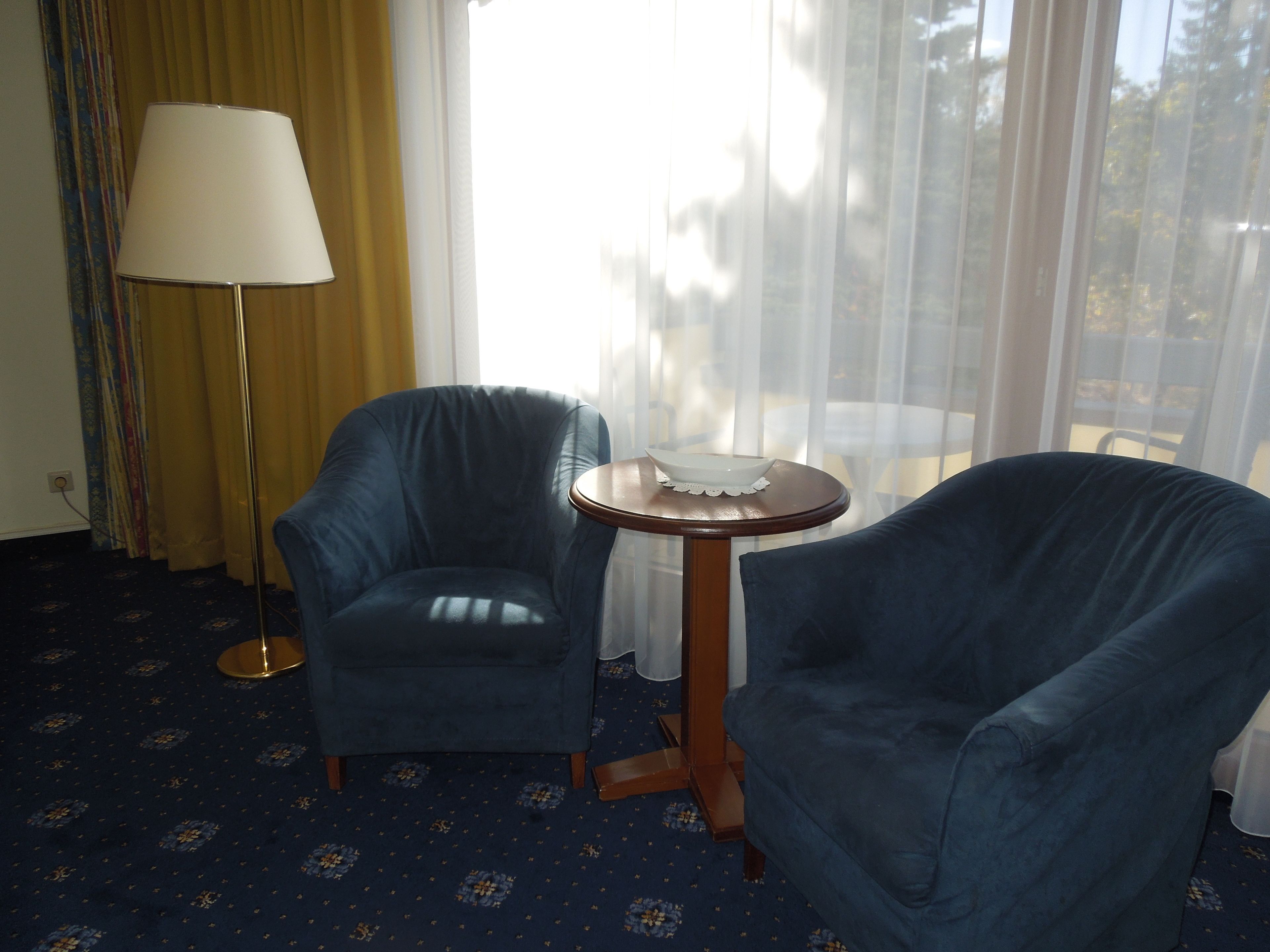 superior double room, mountain view (steinbock) | living area | tv