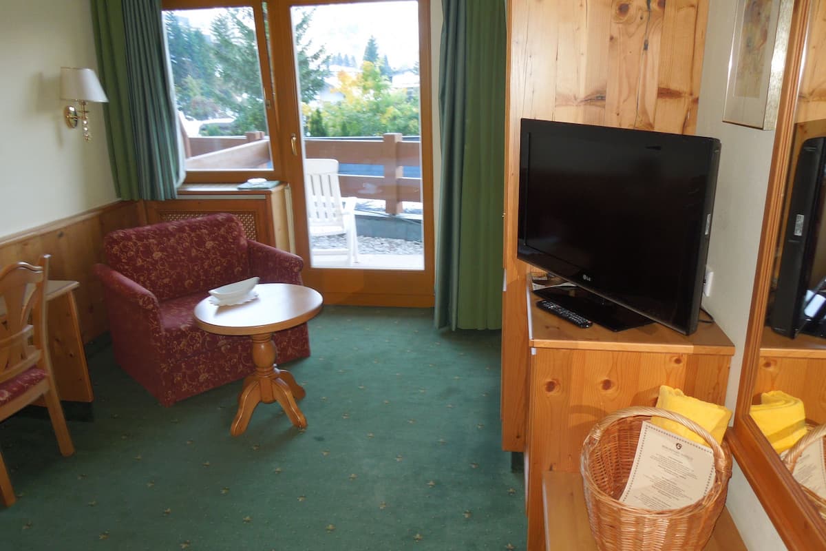 single room, balcony (sonnalm) | living area | tv