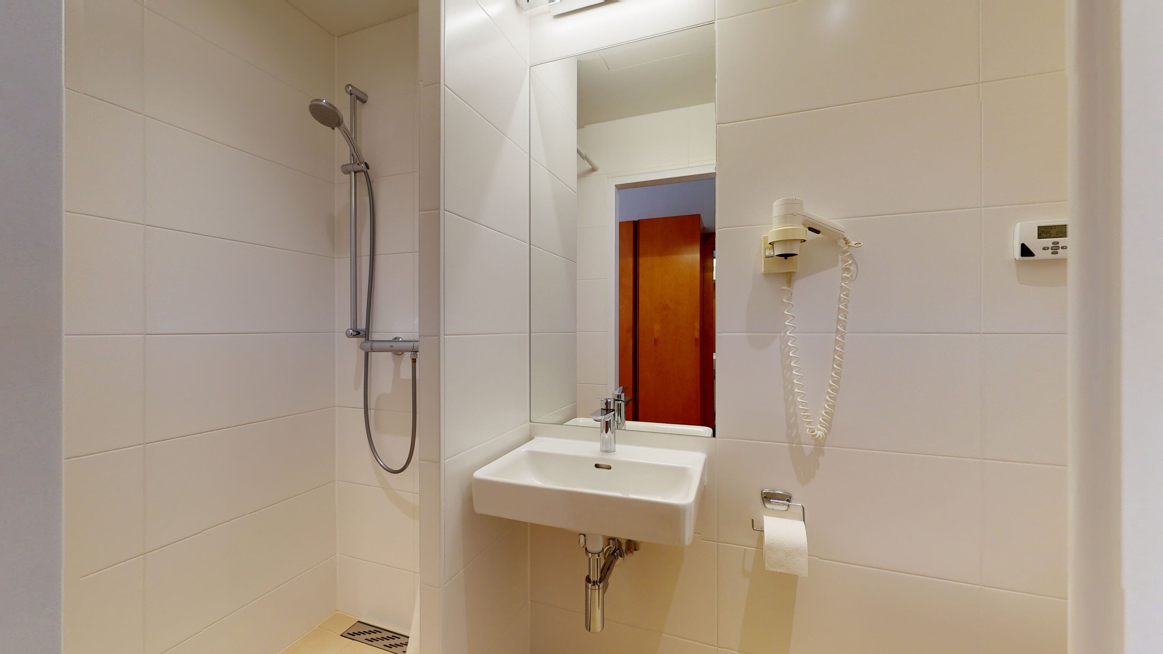 free toiletries, hair dryer, towels, soap