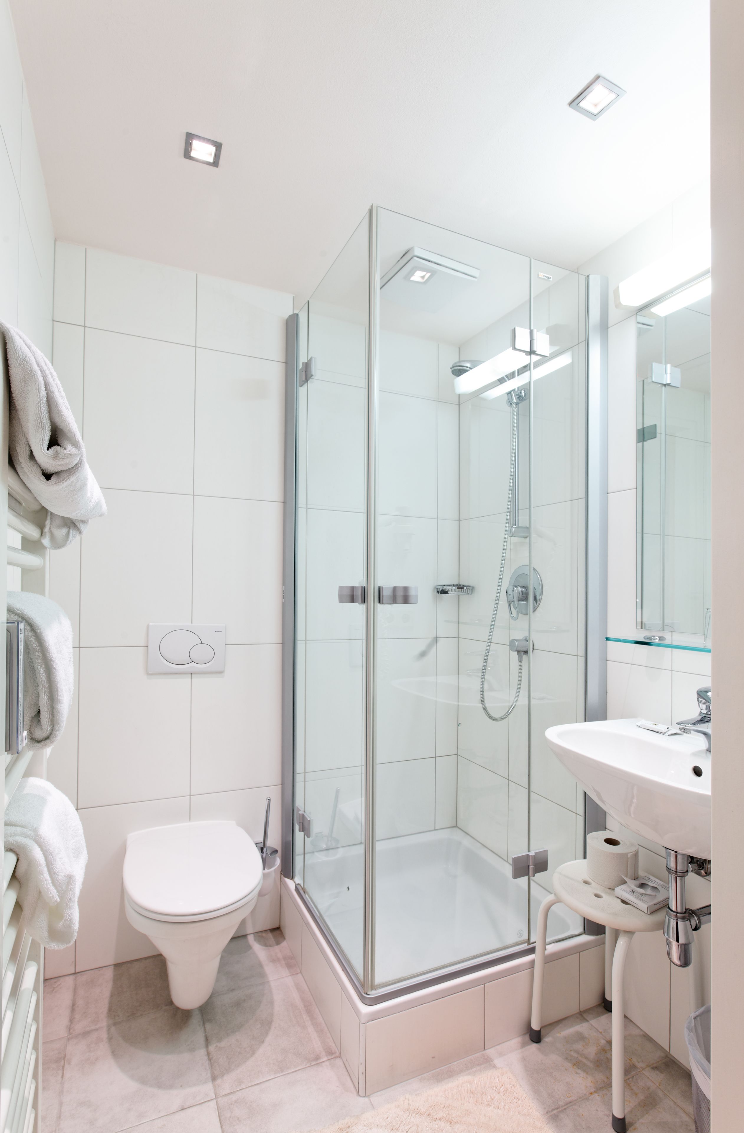 Free toiletries, hair dryer, towels, soap