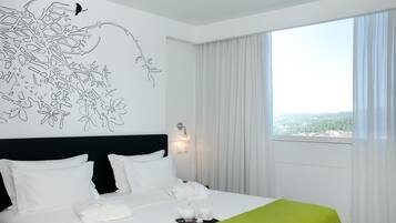 Minibar, in-room safe, desk, blackout curtains