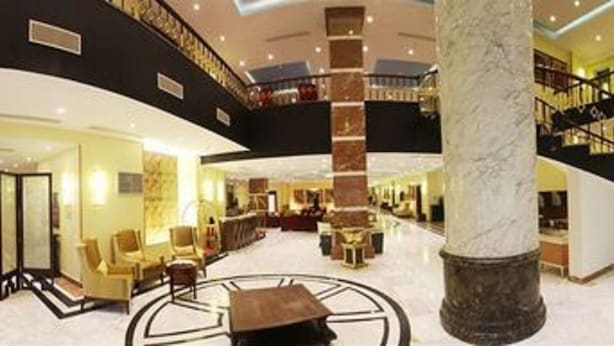 Lobby sitting area