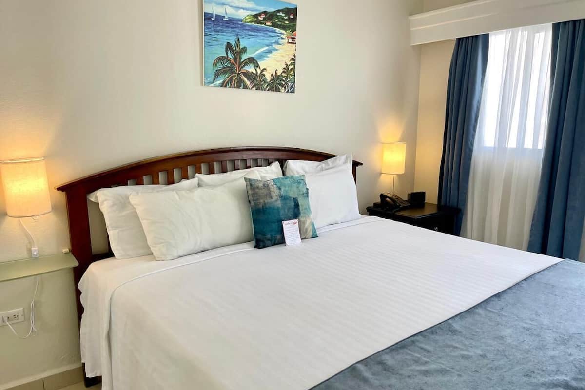 1 habitación y ropa de cama de alta calidad