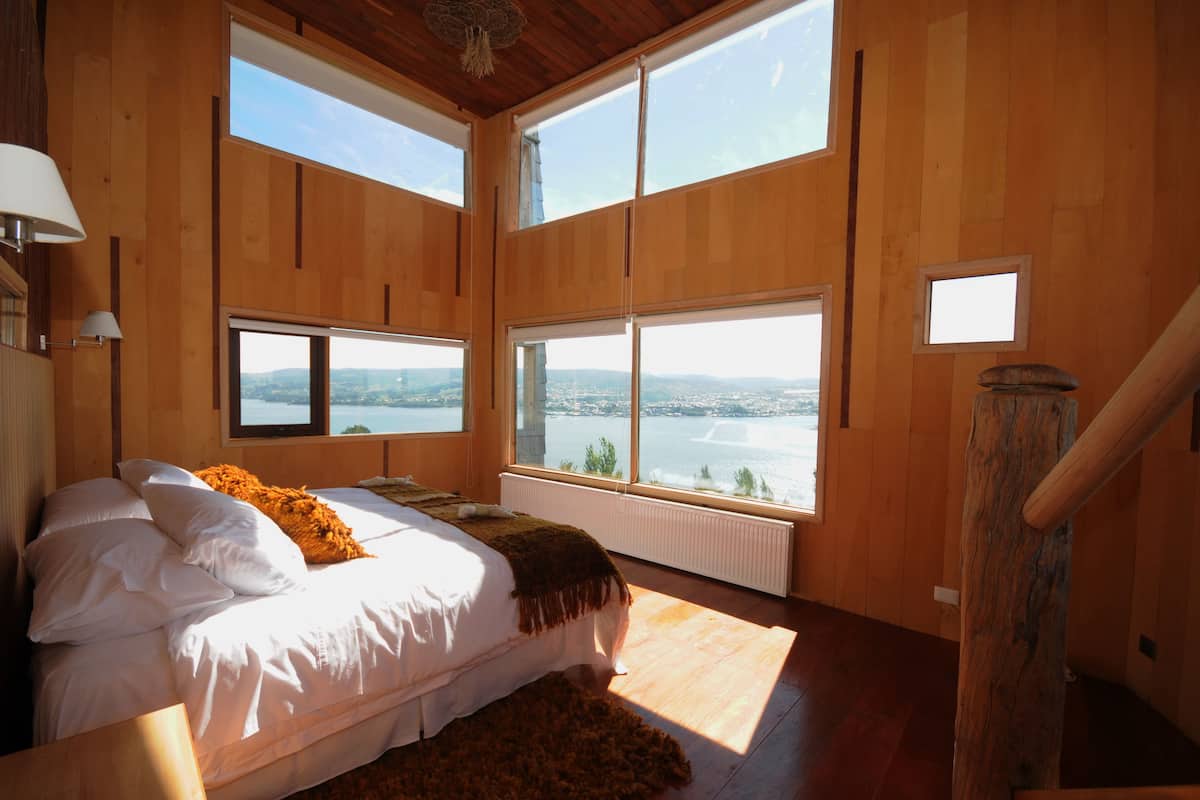 superior suite, 1 king bed with sofa bed, hot tub, sea view | view from room