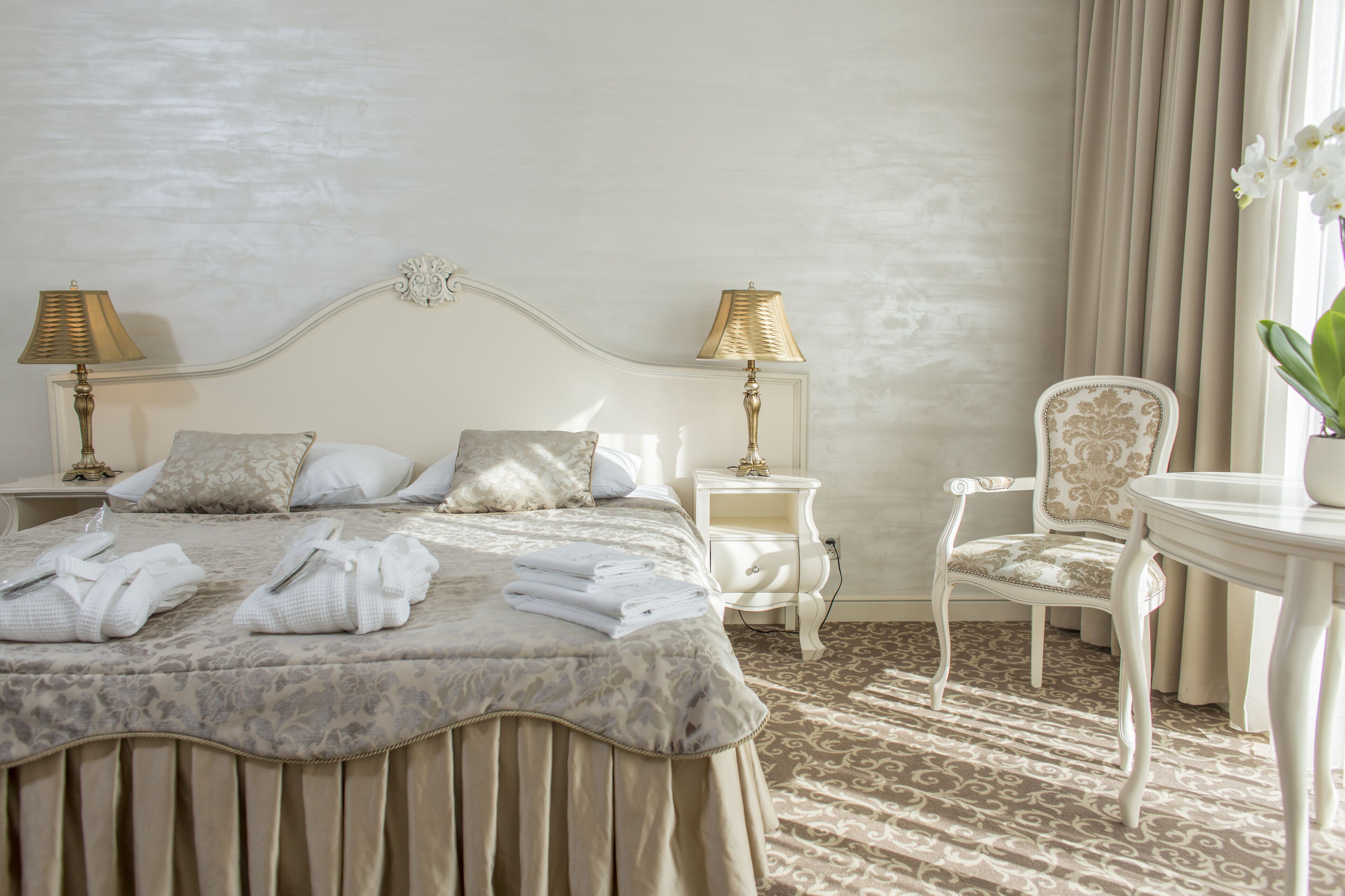 superior double or twin room | premium bedding, in-room safe, desk, free cots/infant beds