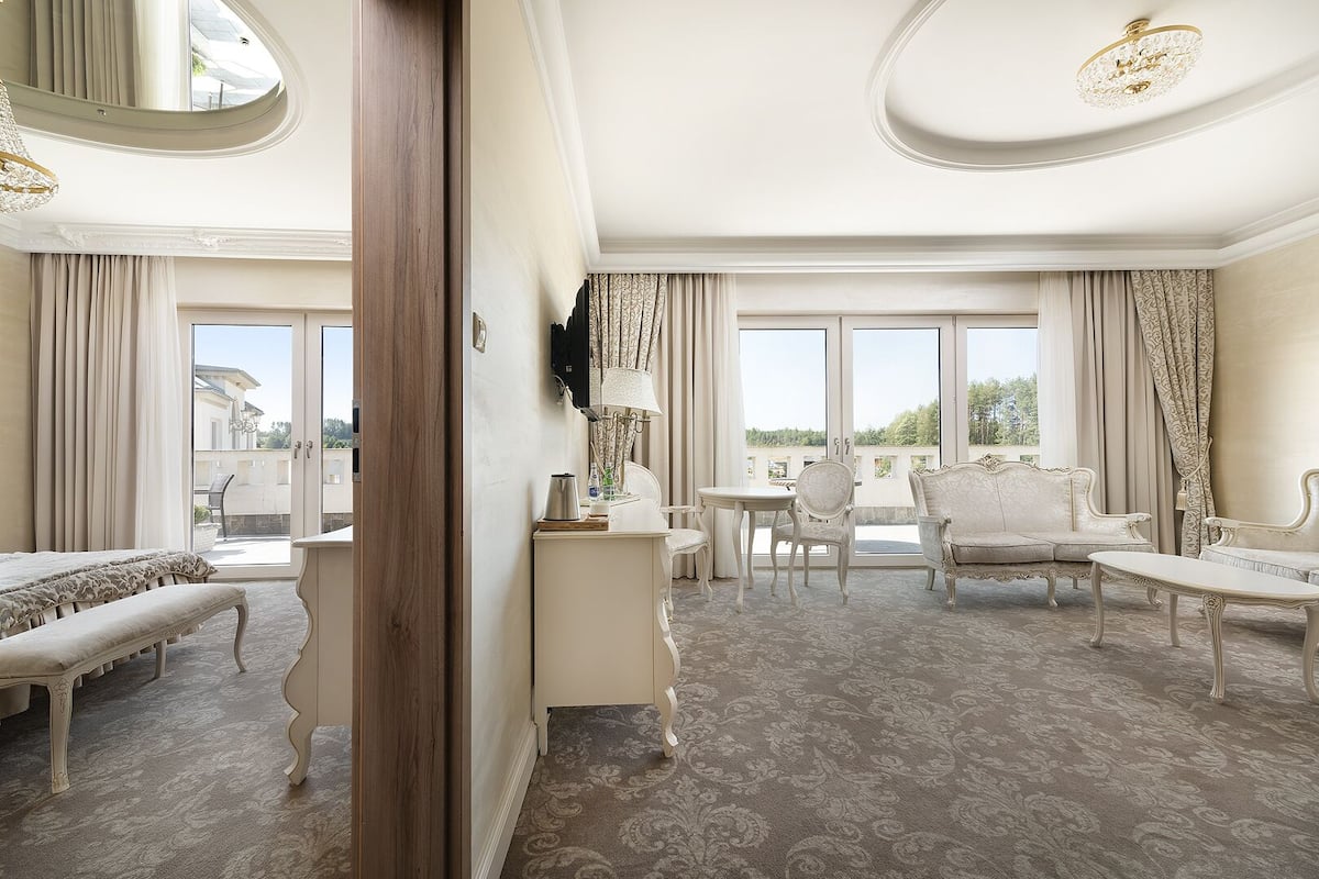 one bedroom suite | living area | lcd tv