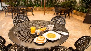 Free daily full breakfast
