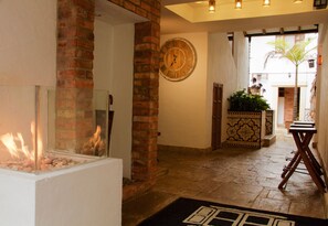 Interior entrance