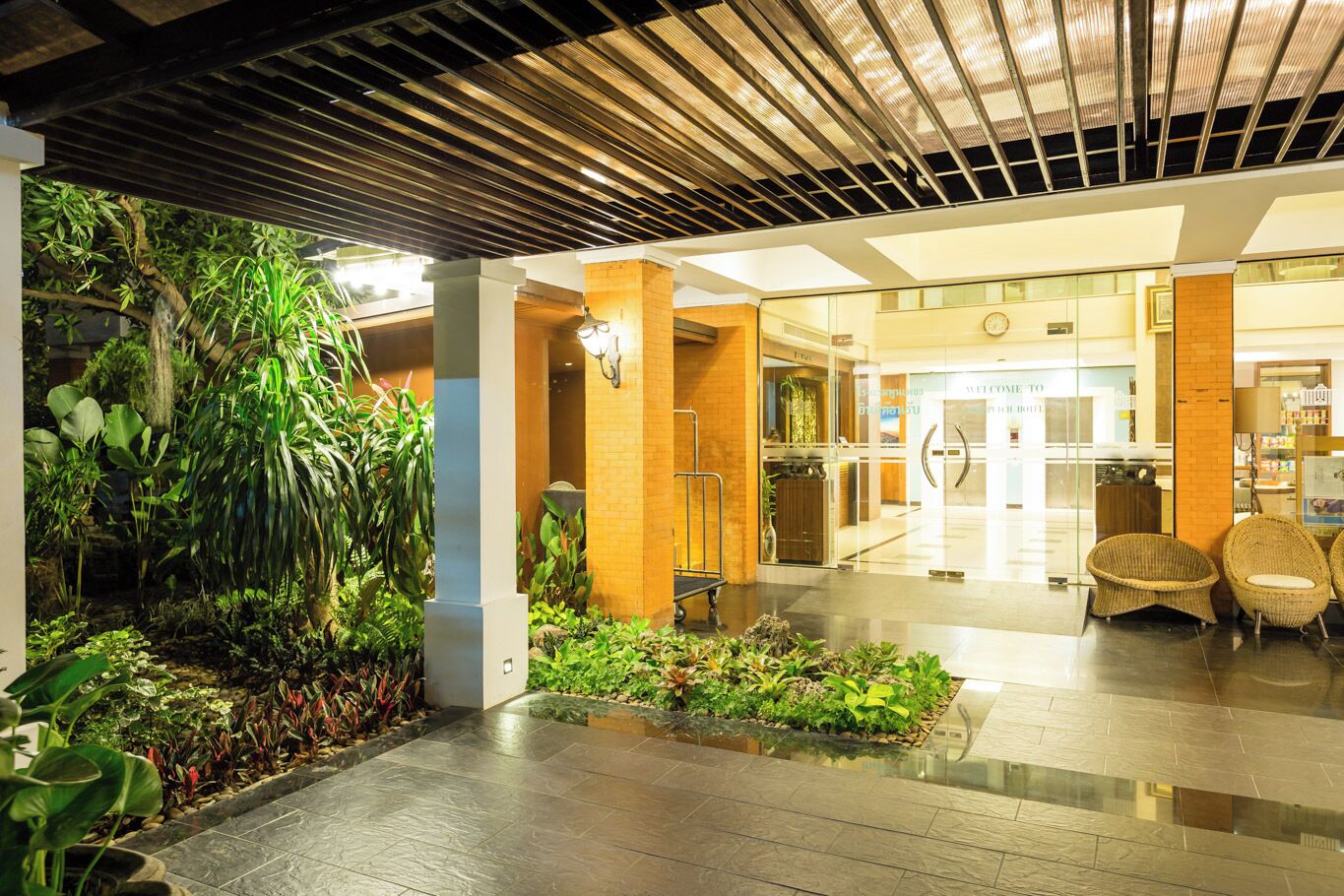 Fassade der Unterkunft