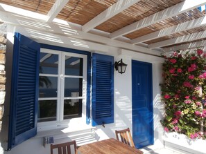 Appartement, 1 chambre, vue mer, rez-de-chaussée | Terrasse/Patio