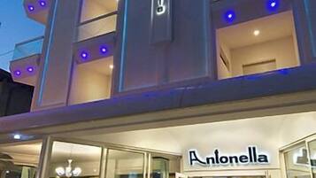 Front of property – evening/night