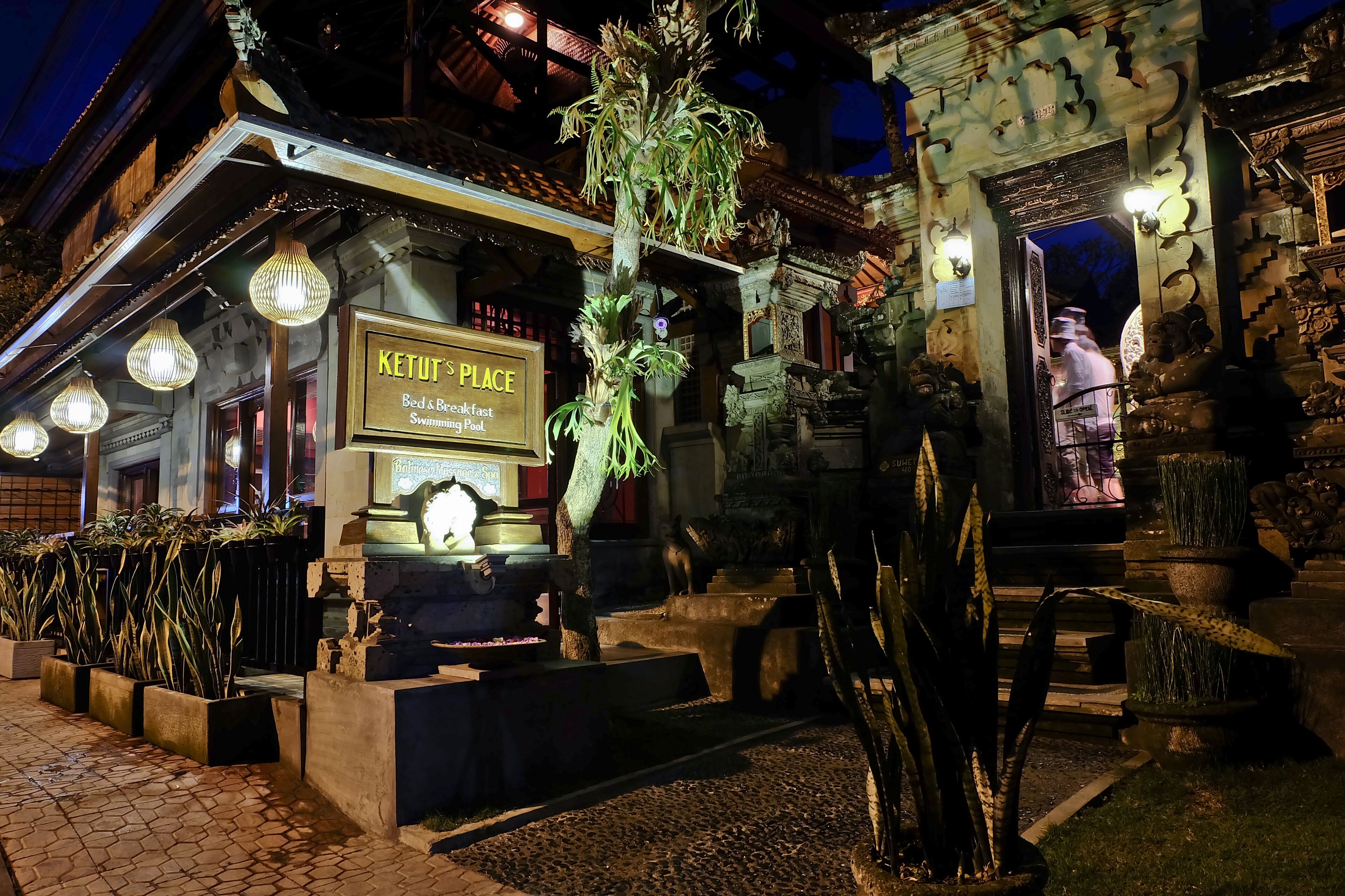 front of property – evening/night