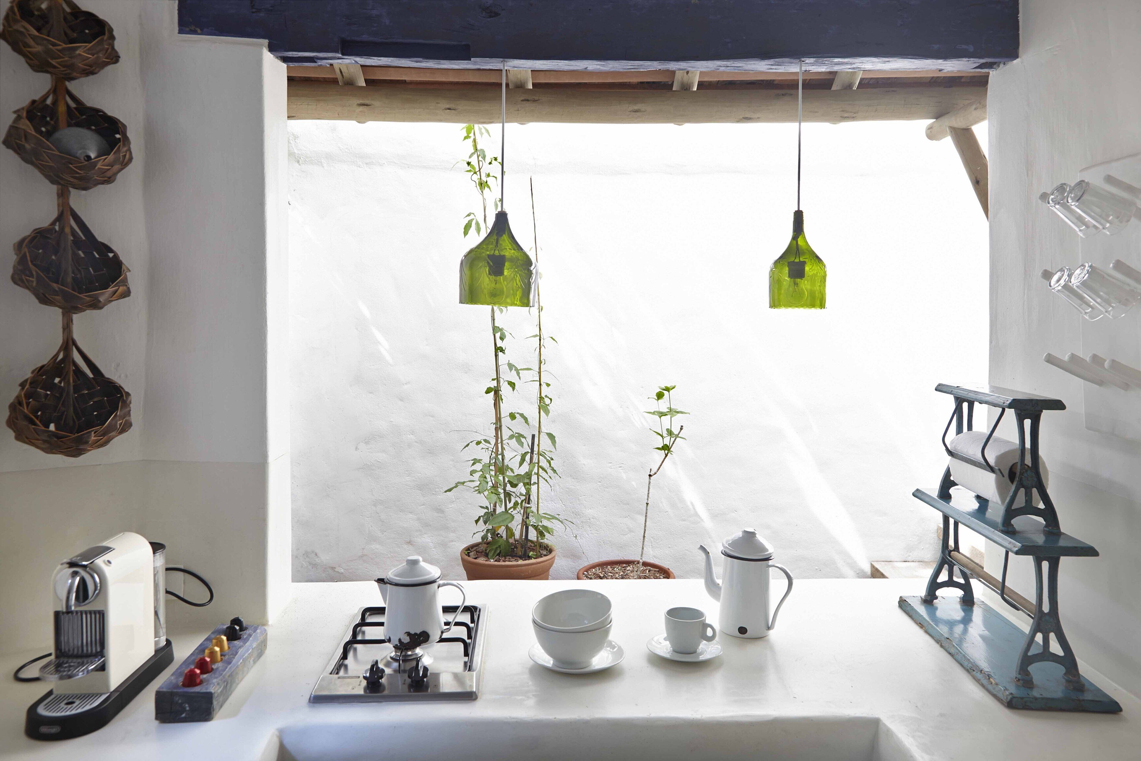 mini-fridge, stovetop, espresso maker