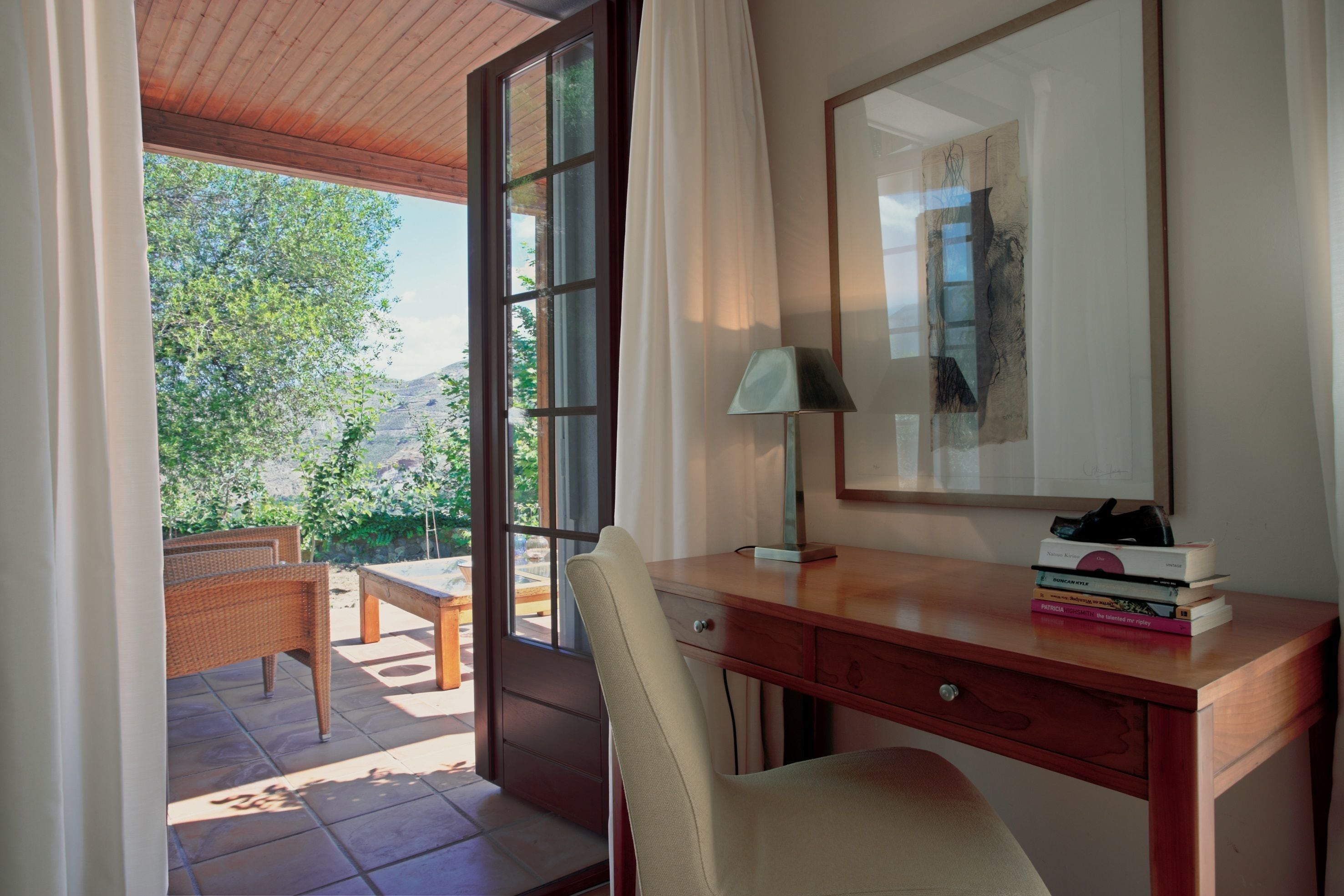 comfort double room, terrace, mountain view | 1 bedroom, egyptian cotton sheets, premium bedding, down duvets