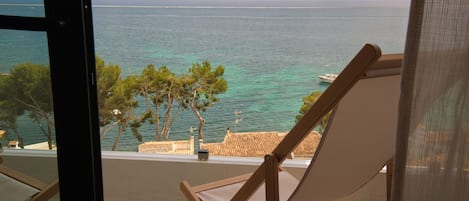 Camera doppia, balcone, vista mare (3 adults) | Balcone