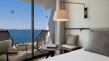 1 soveværelse, minibar, pengeskab på værelset, mørklægningsgardiner