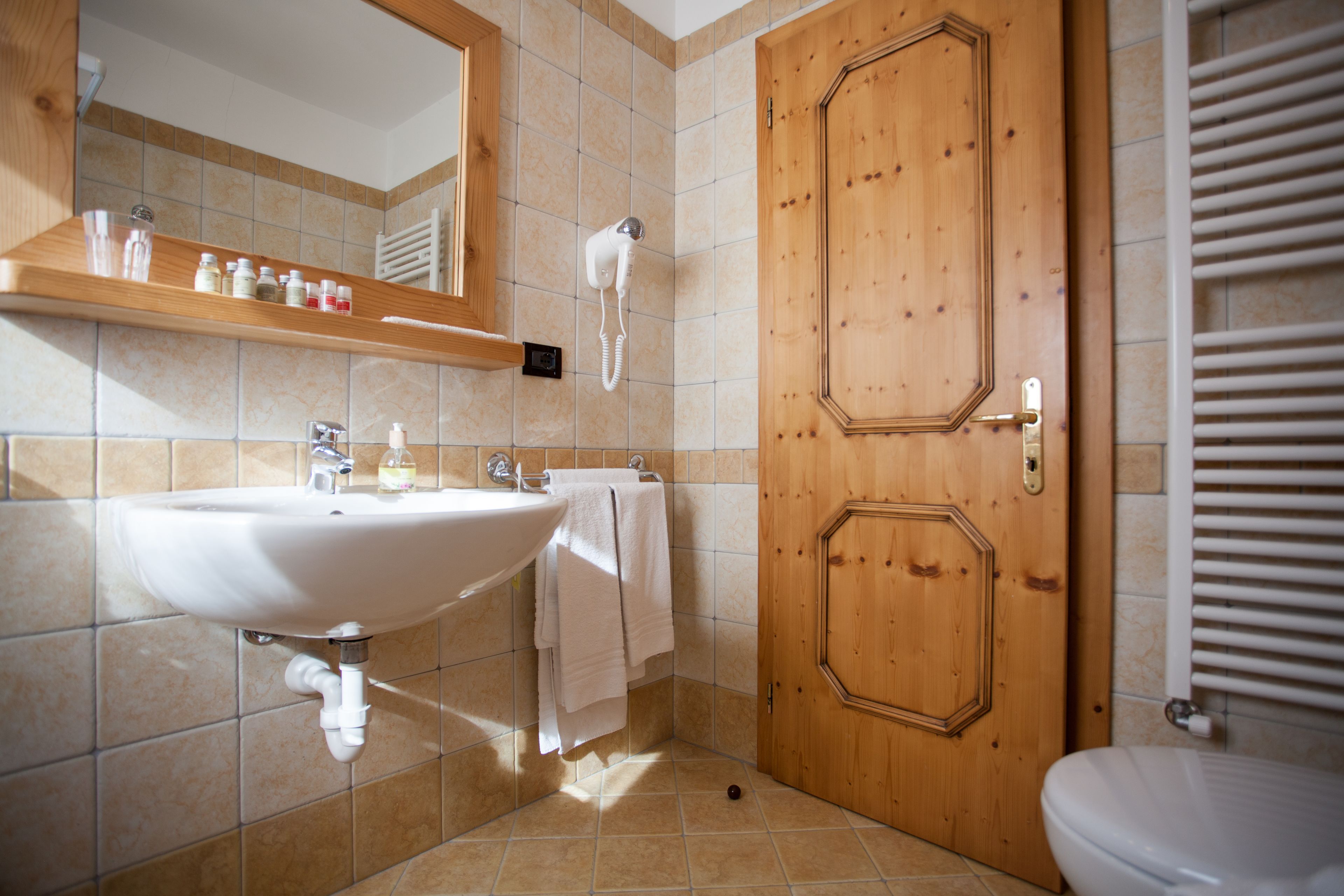 deluxe double or twin room | bathroom | shower, free toiletries, hair dryer, bidet