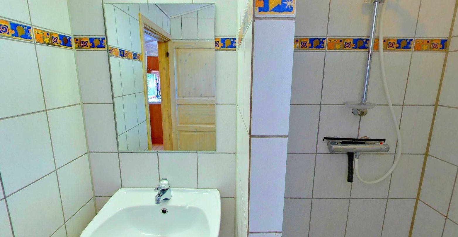Ducha, jabón, papel higiénico