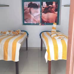Sauna, hot tub, body treatments, aromatherapy, massages on the beach