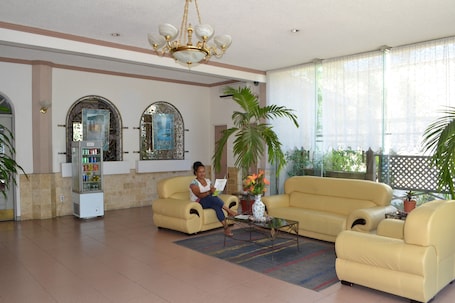 Lobby sitting area. West Plaza Hotel Malakal