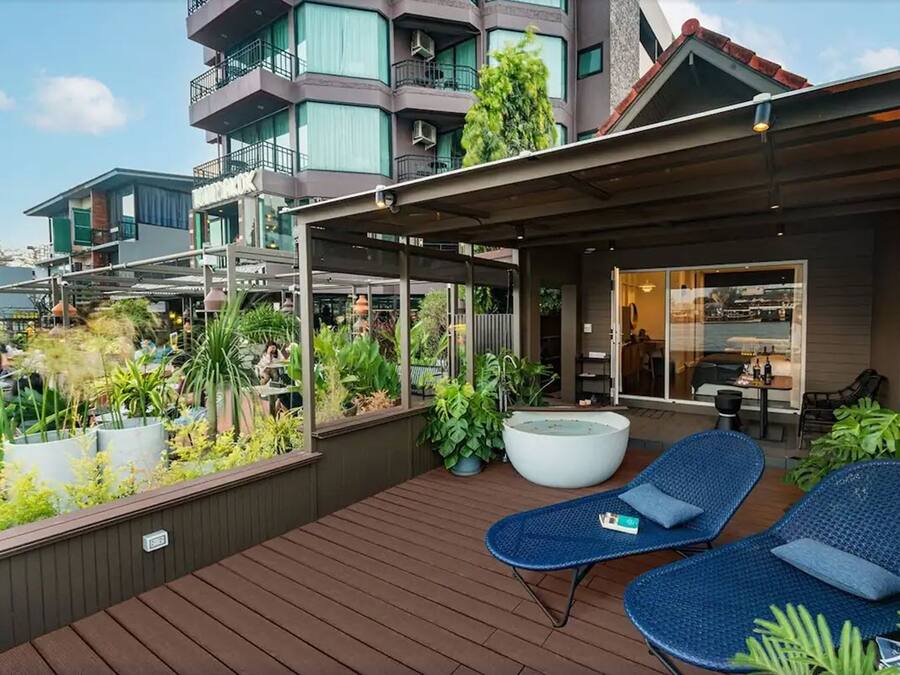 Villa, River View | Terrace/patio