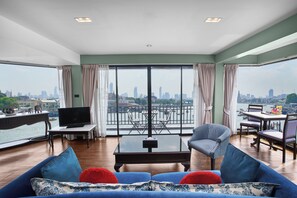 Panoramic Suite, Balcony, River View | View from room - Baan Wanglang Riverside (Bangkok)