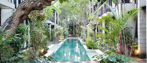 Façade de l’hébergement