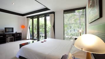Appartement, 1 chambre | 1 chambre, minibar, coffres-forts dans les chambres, bureau