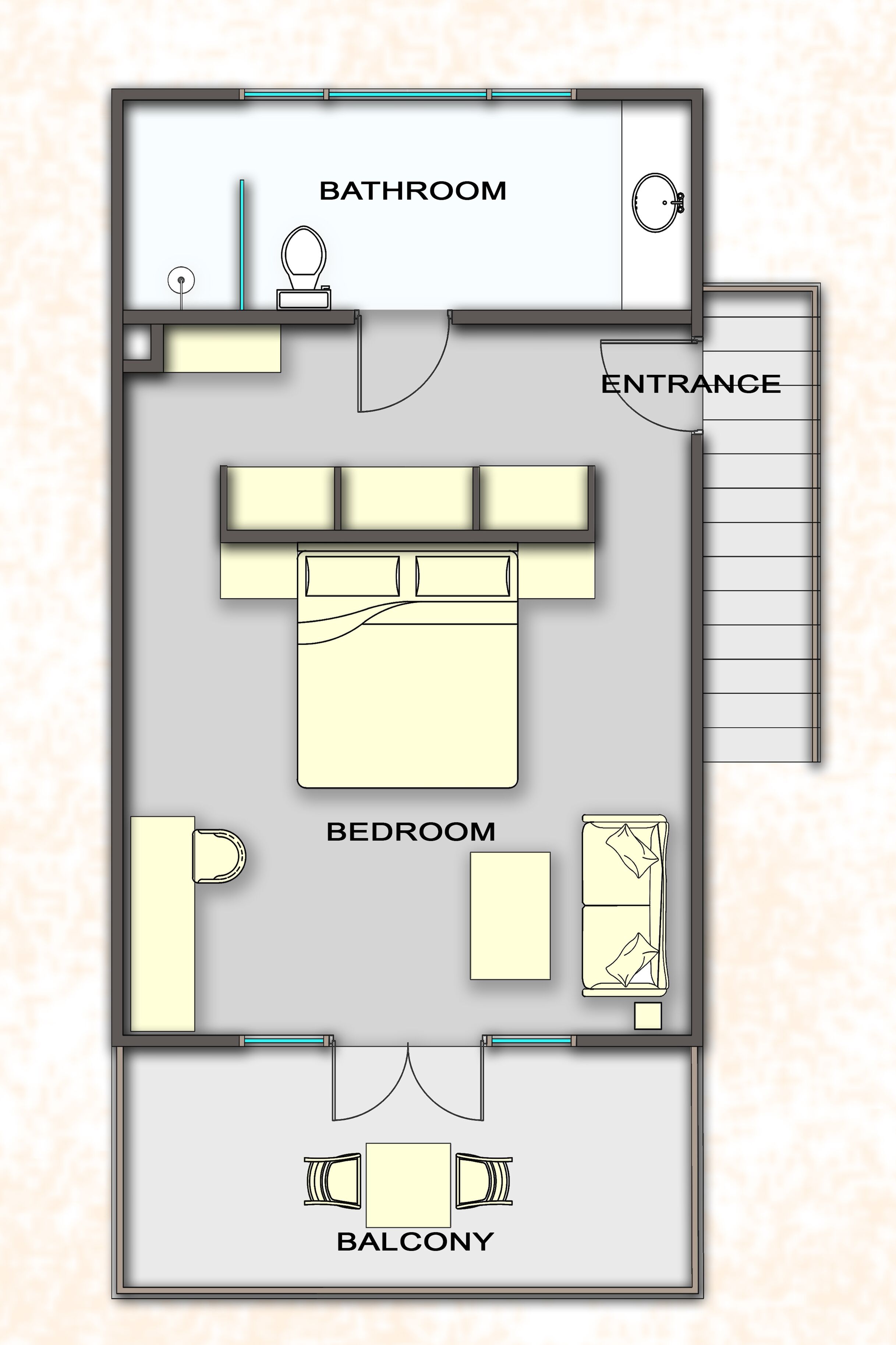 egyptian cotton sheets, premium bedding, minibar, in-room safe