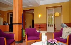 Sitteområde i lobbyen