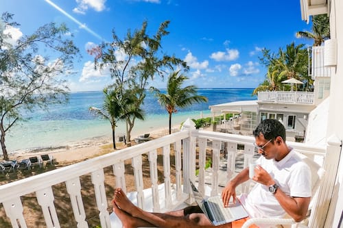 Deluxe Room, Sea View | Terrace/patio