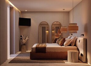 1 bedroom, premium bedding, minibar, desk