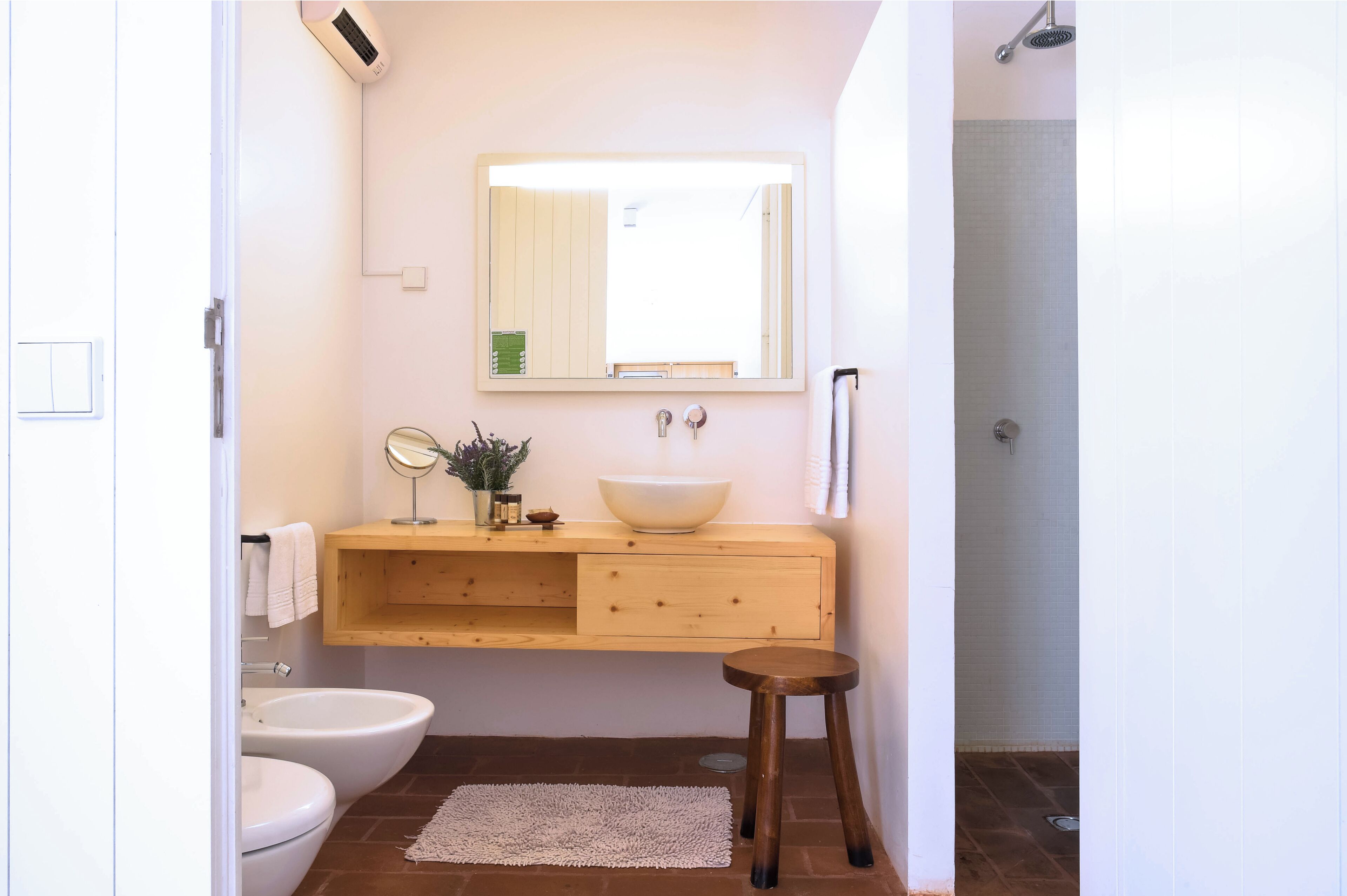 family suite (3 adults) | bathroom | free toiletries, hair dryer, bathrobes, slippers