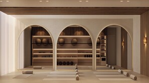 Couples treatment room(s), sauna, steam room, aromatherapy