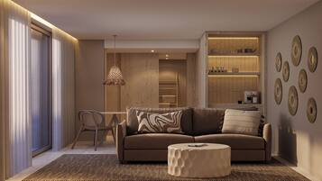 1 bedroom, premium bedding, minibar, desk