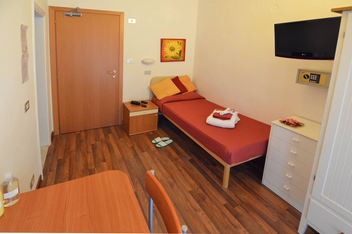Single Room | Egyptian cotton sheets, premium bedding, pillowtop beds, in-room safe
