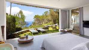 Suite presidencial | Sábanas italianas Frette, ropa de cama de alta calidad y edredón 