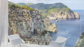 Suite junior, vista al mar (Hammam) | Terraza o patio