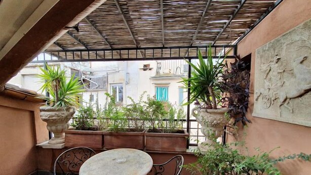 Triple Room, Balcony | Balcony - Hotel Okapi (Rome)