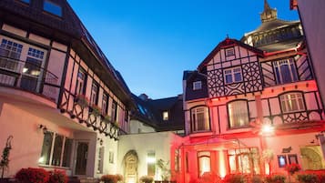 Front of property – evening/night