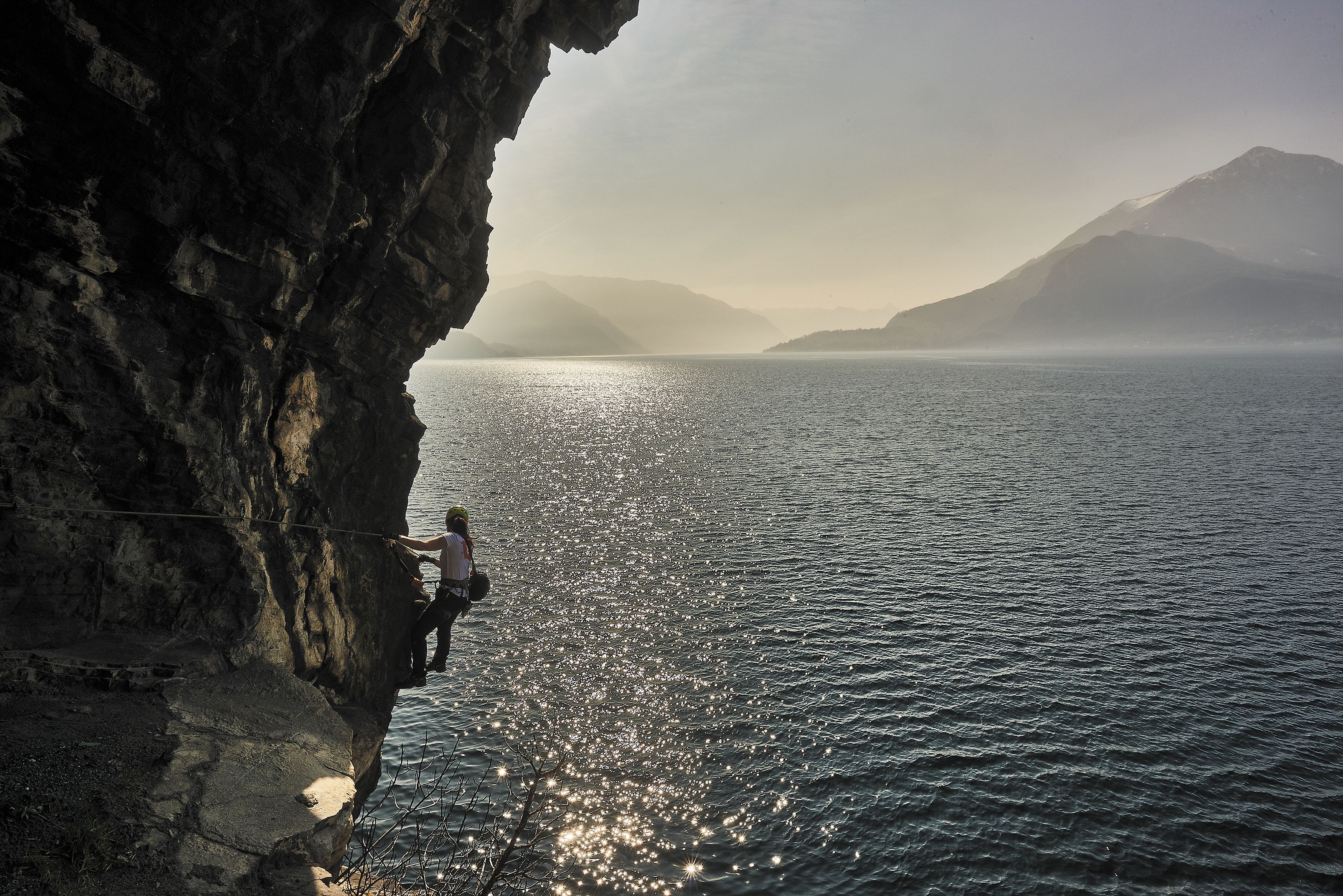 outdoor rock climbing
