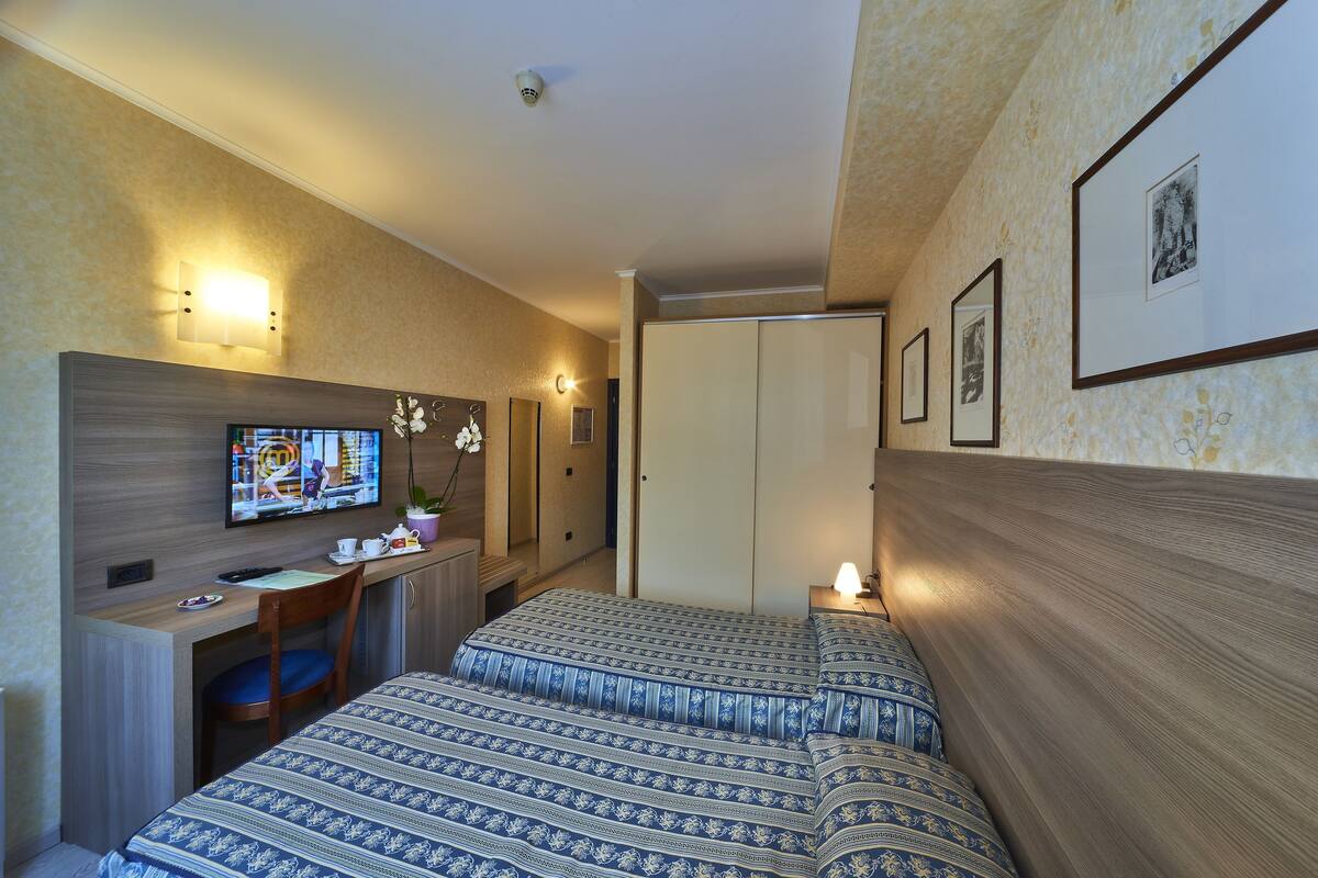 Standard Double or Twin Room, City View | Premium bedding, minibar, in-room safe, desk