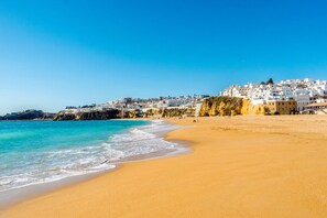 Plage, sable blanc