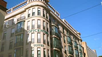 Voorkant van accommodatie