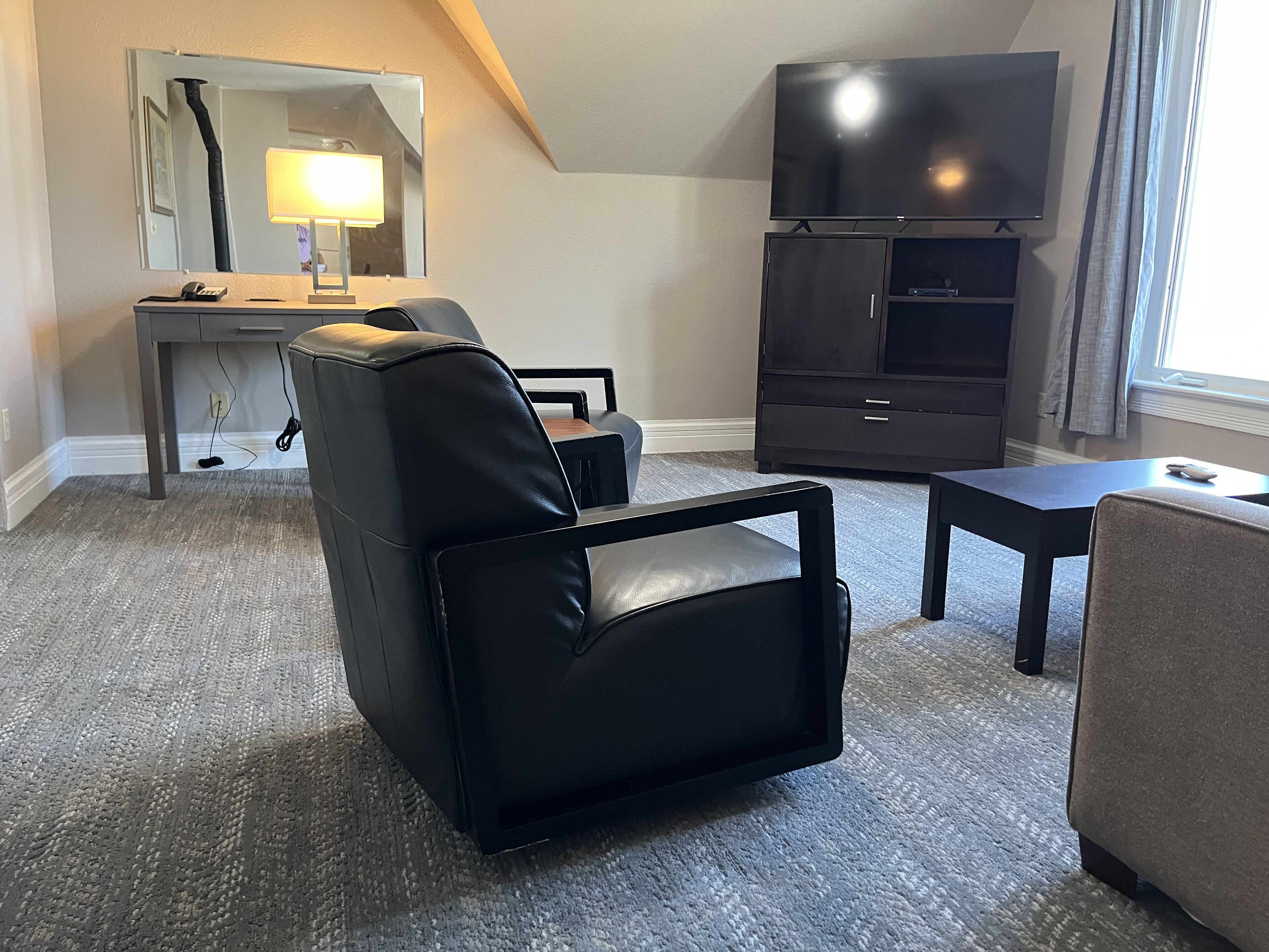 queen villa | living area | 40-inch lcd tv with satellite channels, tv