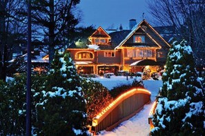 Front of property – evening/night