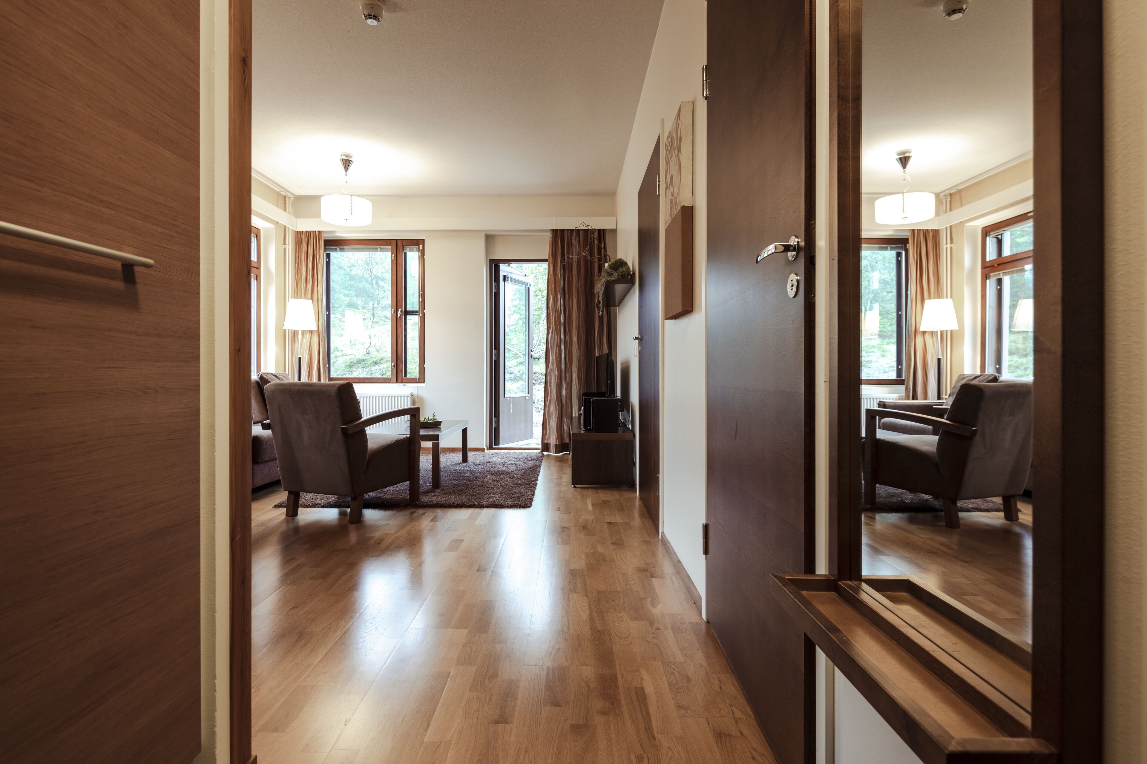 1 bedroom, desk, laptop workspace, iron/ironing board