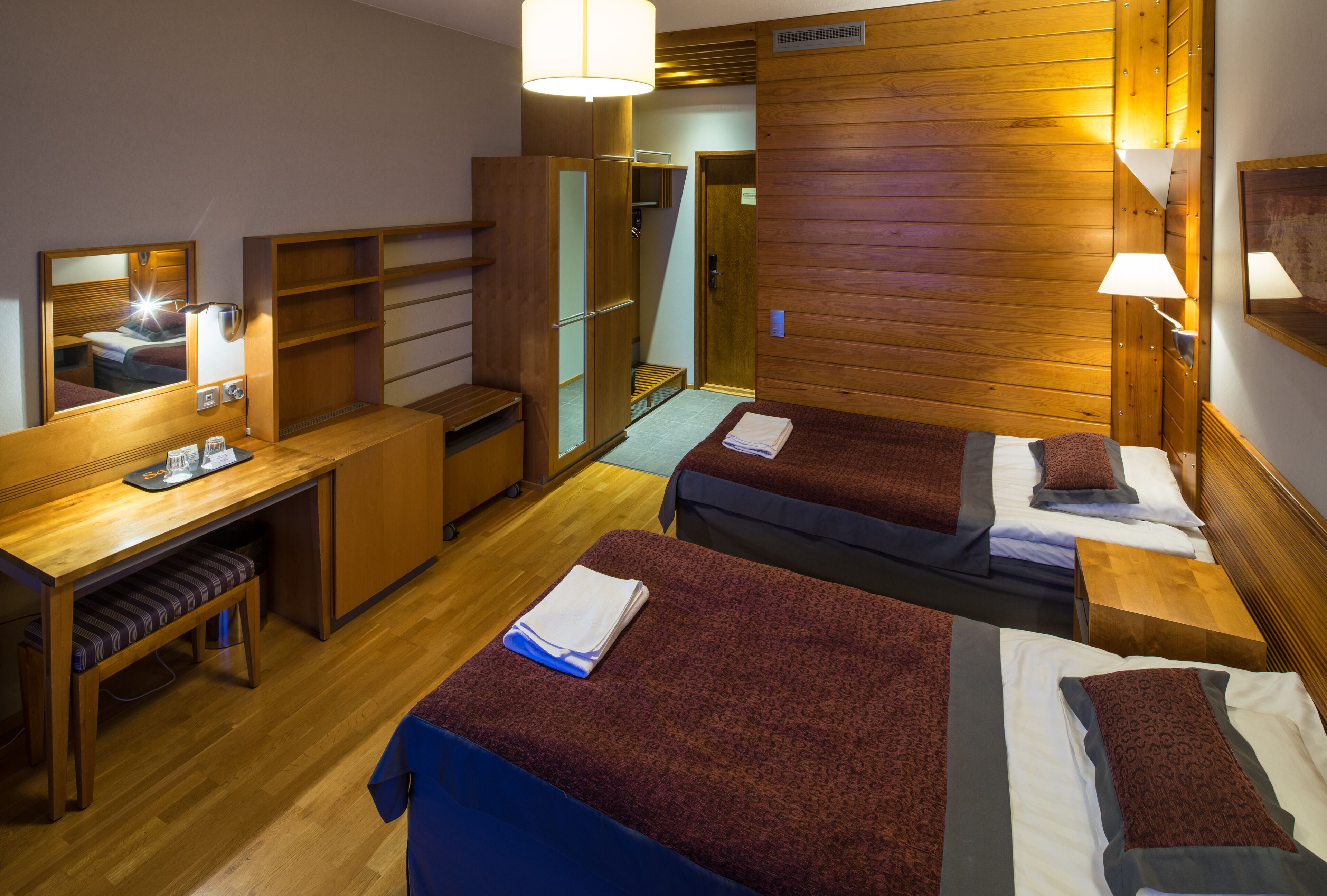 1 bedroom, desk, laptop workspace, iron/ironing board